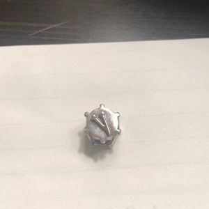Pandora drum charm with drumsticks